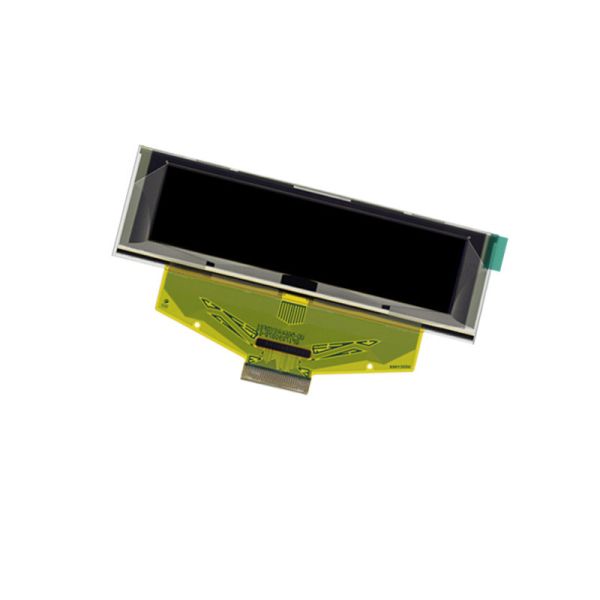 2.8 inch blue/yellow PMOLED display 256*64 dots I2C/SPI interface driving IC SSD1322