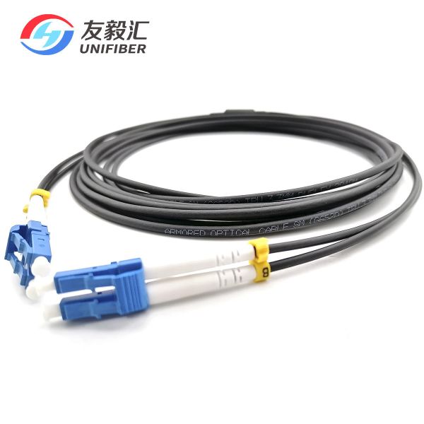 LC/UPC-LC/UPC G657A1 TPU 150M Tactical Armored Patch Cable