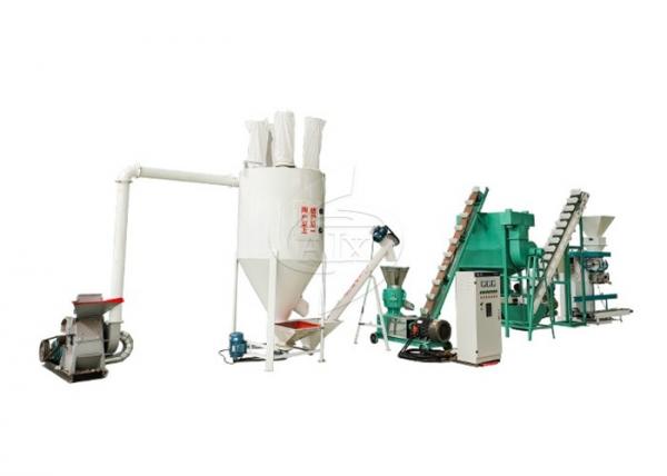 Buy Simple Structure Feed Pellet Machine , Automatic Feed Production Line at wholesale prices