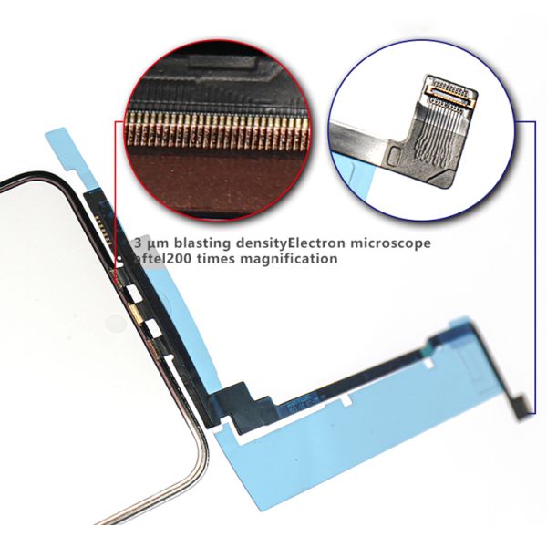 Waterproof Mobile Phone LCD Display Front Glass Aftermarket Iphone Screen