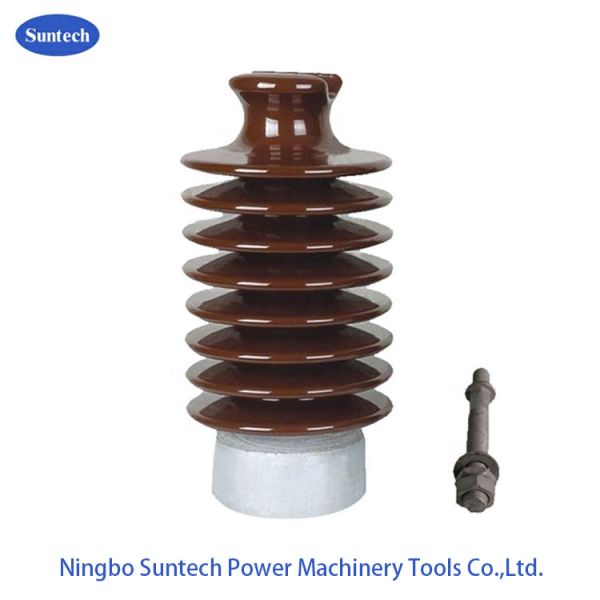 33kv Electrical Transmission Line Post Insulator Porcelain Material