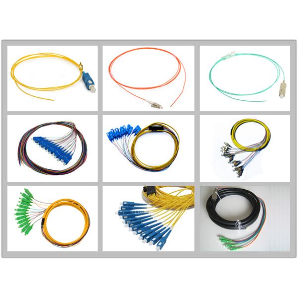 LSZH Simplex / Duplex optic Pigtail for FTTH CATV Network , RoHS