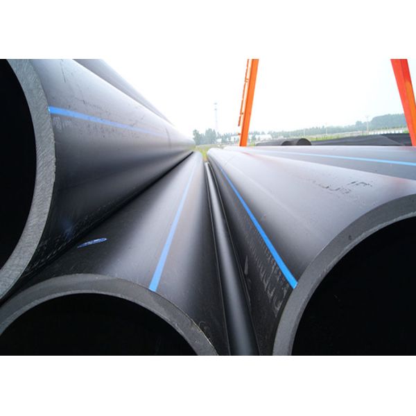 HDPE Water Supply Pipe High Efficient Installation Large Diameter PE Pipe