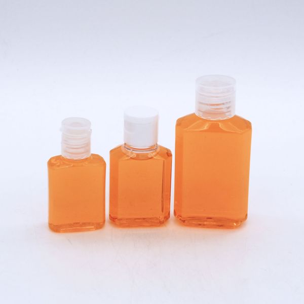 Color Painting Empty PETG mini hand sanitizer bottles
