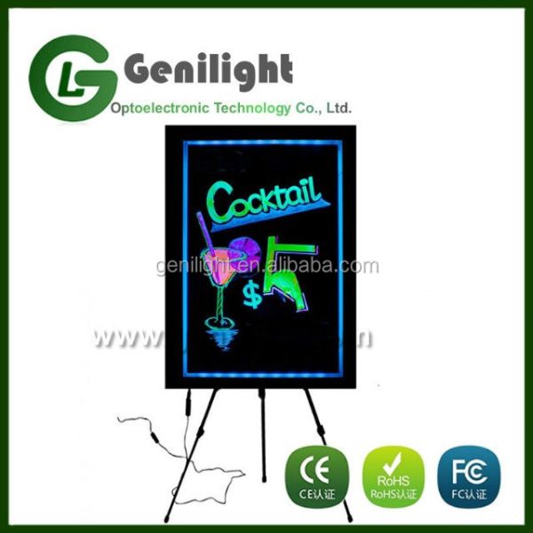 Customized Shape Open/Closed LED Sign With Hours Consumption for Indoor Applications