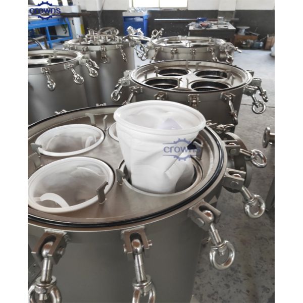 Industrial Filter Cleaning Machine Fully automatic scraper filter housing Bag Filter Housing