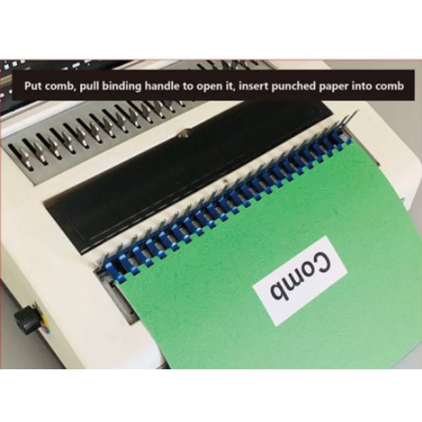 Portable 500 Sheets 330mm Paper Coil Binding Machine