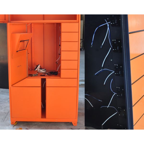 Black Small Electronic Cabinet Lock DC 12V in storage locker system and access control