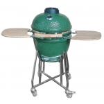 China 18 CERAMIC BBQ GRILL KAMADO/  Black, Red, Green/ Stainless Cart or Iron Cart for sale