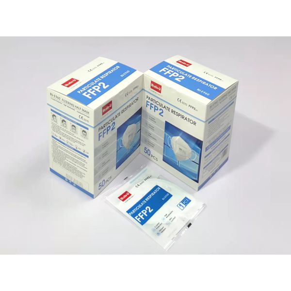 EN 149:2001+A1:2009 Folded FFP2 Particulate Respirator With Five Layers