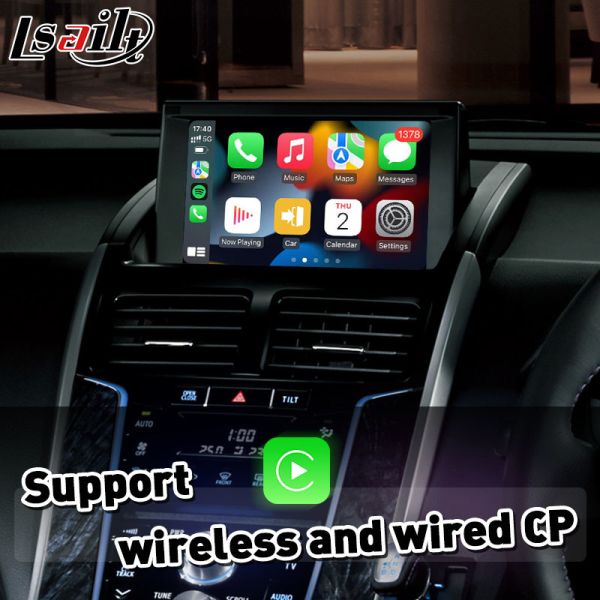 Wireless CP AA Android Auto Carplay Interface for Toyata SAI G S AZK10 2013-2017