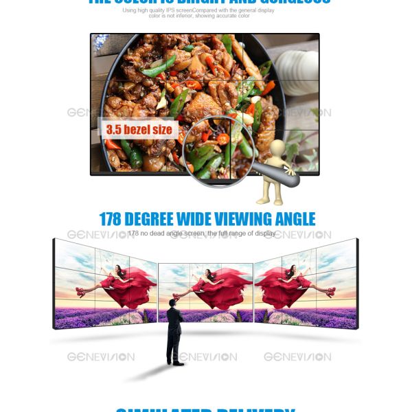 TV Screen Digital Advertising Display SAMSUNG Led Video Wall Display With Controller