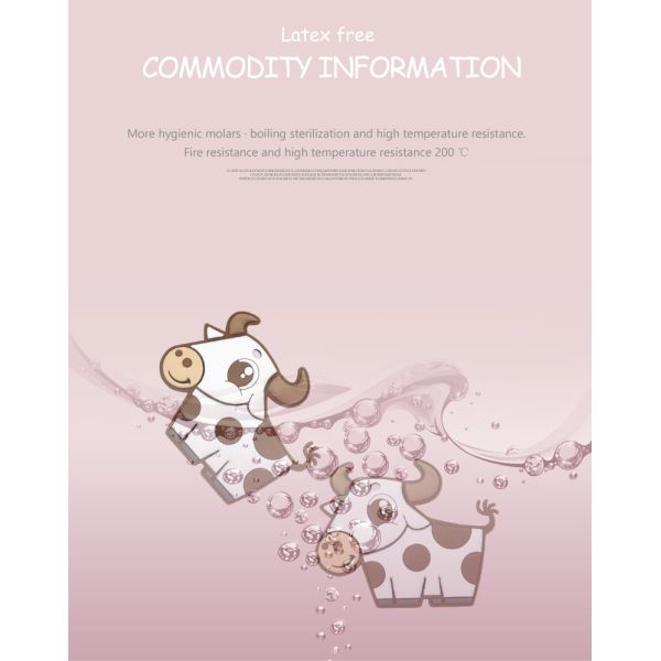 Food Grade Safe Silicone Baby Teether Eco Friendly For Toddler