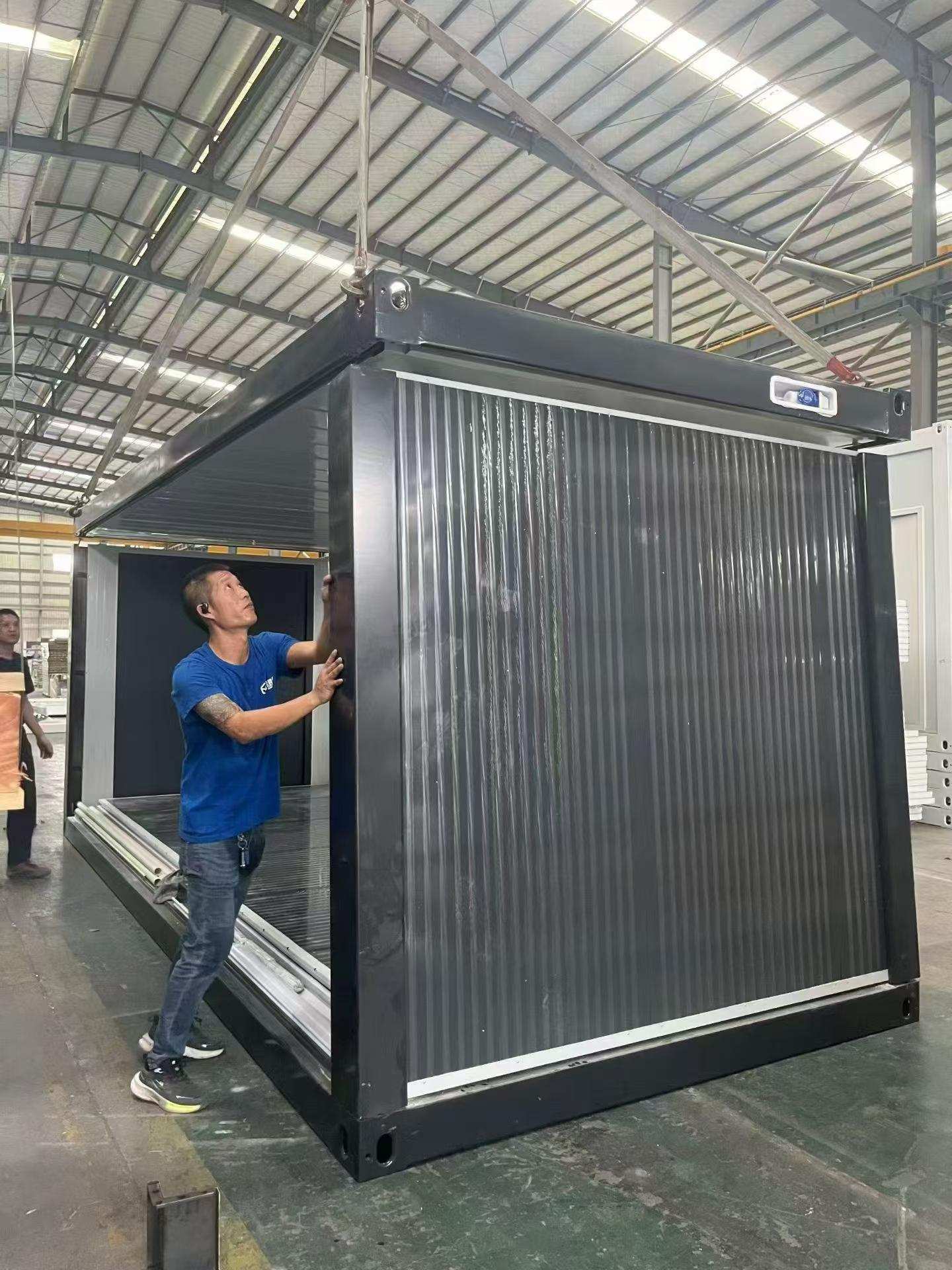 Portable Folding Container House Fireproof 10 Min Quick Deployment Prefab Container Home