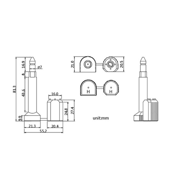 Detailed technical specifications diagram