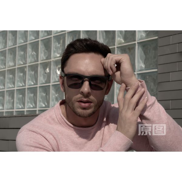 Mirror Glasses Leopard Print Cloth Accessories Conversation Navigation Open style multi-function Voice control AI Glasses
