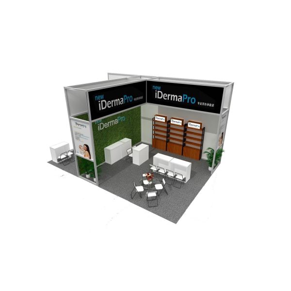 3X6X3M Exhibition Booth for Electrical Products ,Maxima Booth for Exhibition and Display