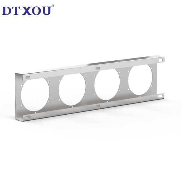 High quality waterproof 4-hole combination taillight bracket 4-inch round turn signal LED trailer taillight marker light