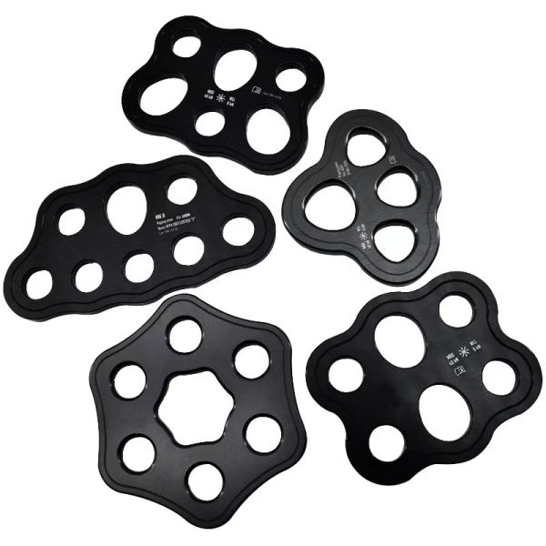 Versatile Multi-Hole Force Distribution Plate Climbing Gear Anchor Point Equipment