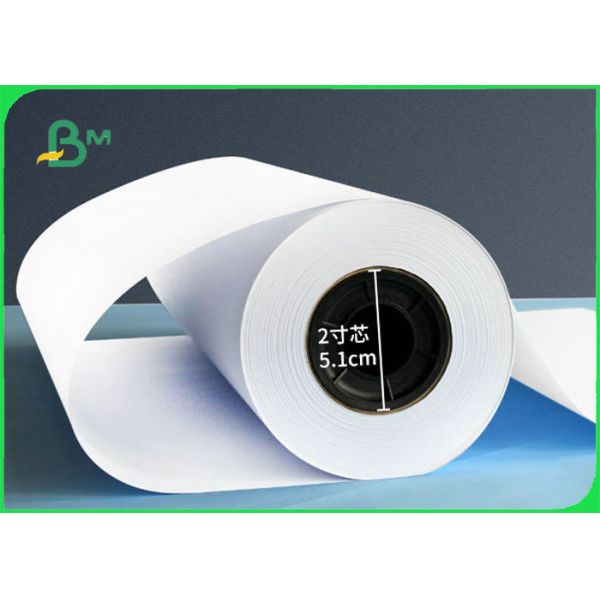 Large Format 75gsm Plotter Paper For Architect Drawings 36'' 48'' x 150'