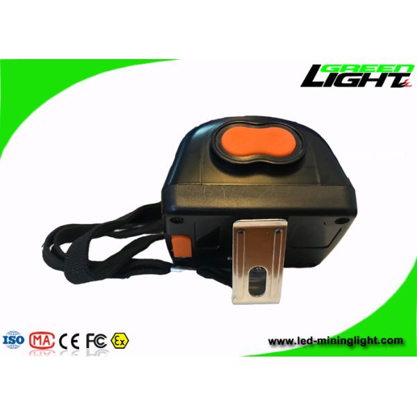 5.7Ah 8000lux Led Mining Cap Lamp Waterproof Underground With High Beam LCD Screen