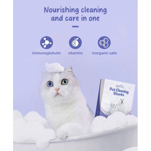 Eco Friendly Pet Clean Sheet Harmless Gentle Biodegradable Customizable