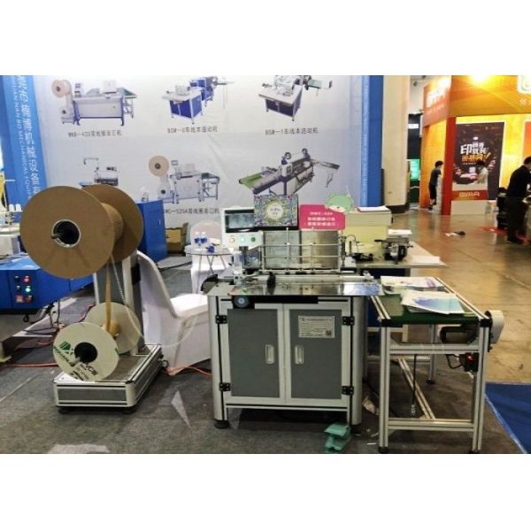 Max Binding Width 507mm Double Loop Wire Binding Machine With Side Margin Control
