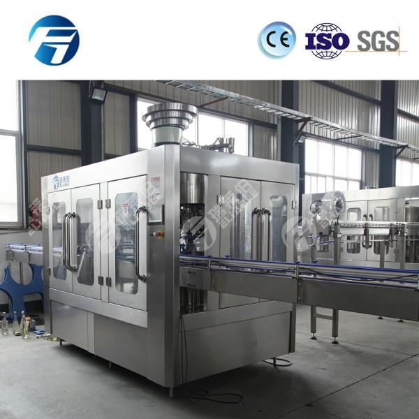 Buy 6.5Kw Electric Gravity Beer Filling Machine Glass Bottle Rinsing Machine at wholesale prices