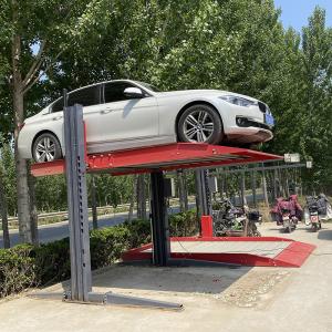 Quality Home Garage Auto Hydraulic Elevated Car Parking System 2 Post Energy Saving 2.2kW for sale