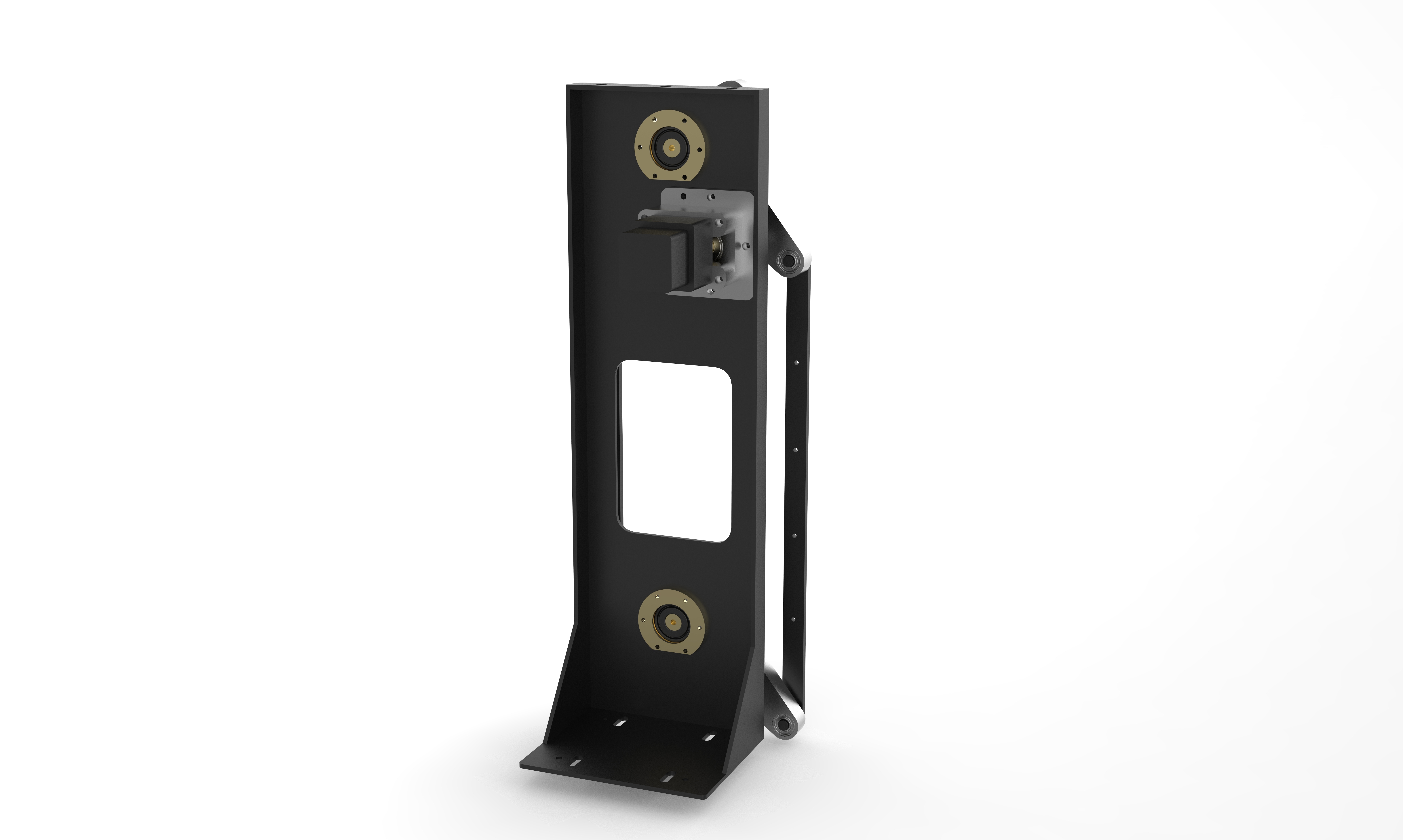 Indoor / Outdoor Sliding Gate Turnstile Customized Stroke For Medium / Large Pedestrian Flow