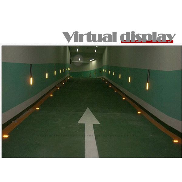 PMMA Traffic Rectangle Guardrail Single Side Reflective Delineator 180 X 40mm