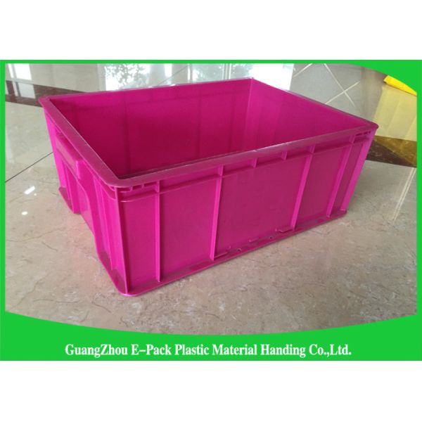 Economic Plastic Stackable Containers Moving Storage For Transportation And Logistics