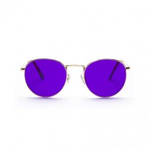 Quality Colored Women Men Fashion Sunglasses,Round Sun Glasses, Old Fashion Polarized Sunglasses for sale