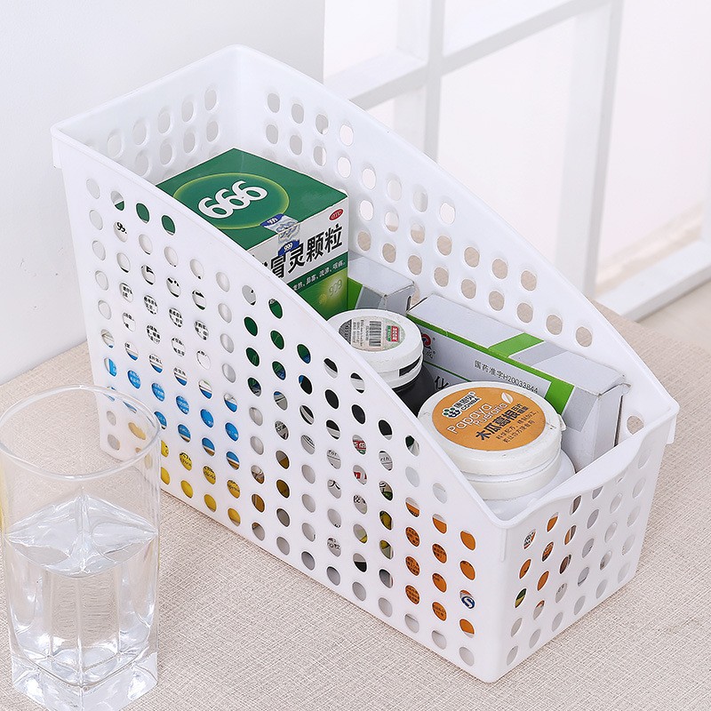 Modern Square Desktop Storage Basket PP Document Storage Box for Environmental Use for Office or Home