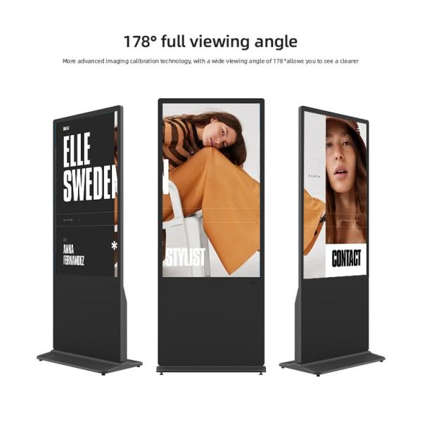 43-Inch Vertical Advertising Touch Control Display Customizable Floor-Standing Indoor Digital Signage Machine