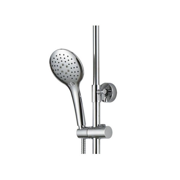 Chrome Waterproof Bathroom Wall Panels Rain Pattern Standard Plumbing Connection