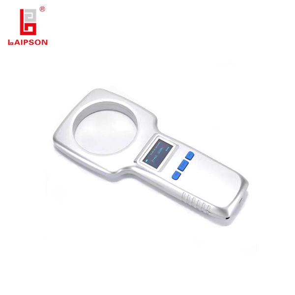 LF 134.2khz FDX-B Rfid Animal Ear Tag Reader Temperature Microchip Scanner