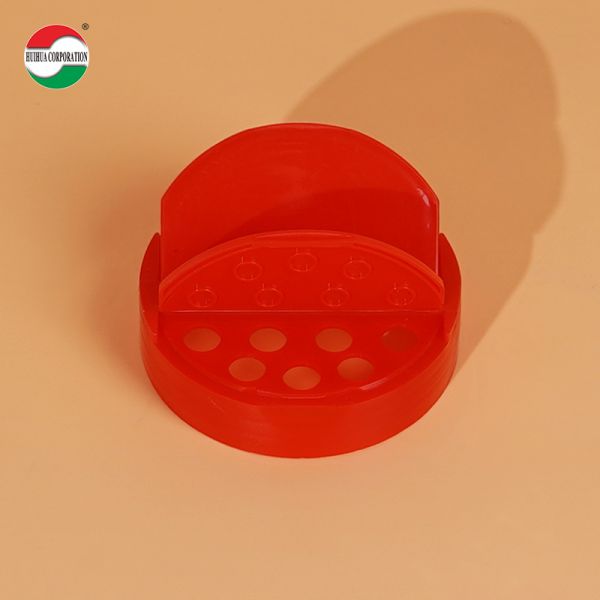 425ML Wholesale Sample Provided Plastic Spice Jars Bottles Containers With Red Black Lid Perfect For Storing Spice And Powders