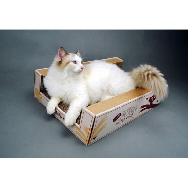 Various Size Cat Scratch Box Cardboard Silver Vine Practice Strong Claws