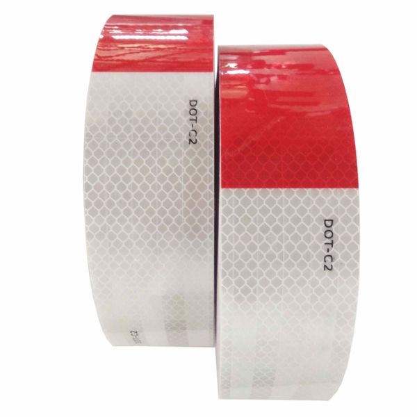 Aggressive Pressure Sensitive Adhesive DOT C2 Reflective Radium Tape for Vehicles