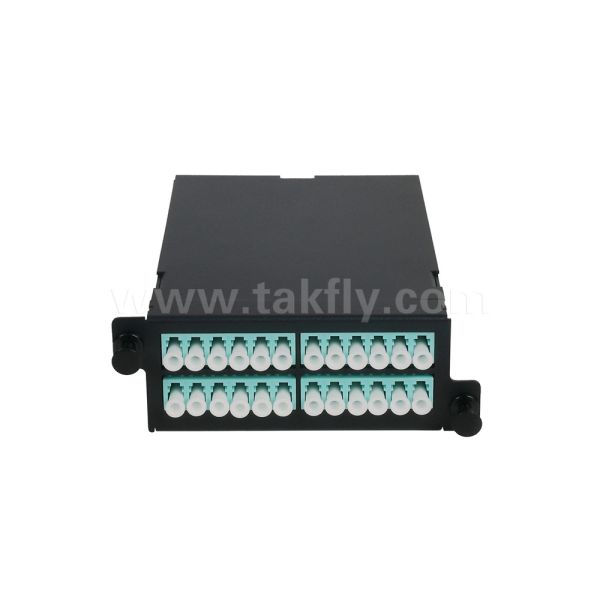 1U Rack Mount 24F MPO-LC MTP Patch Panel High Density 96F For Data Center