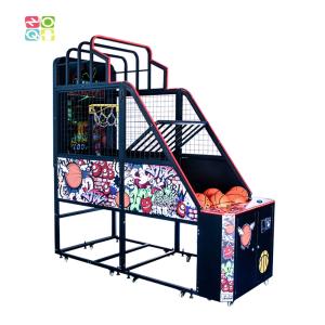 Quality Customized Basketball Hoop Arcade Machine Foldable With 55 Inch Video for sale