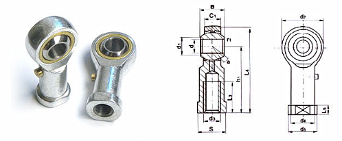30MM Female Thread Passivated Rod End Ball Joint