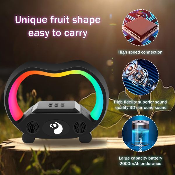 Multi Function Smart Led Light Box Outdoor Portable Wireless Party Speakers RGB Fun Colors