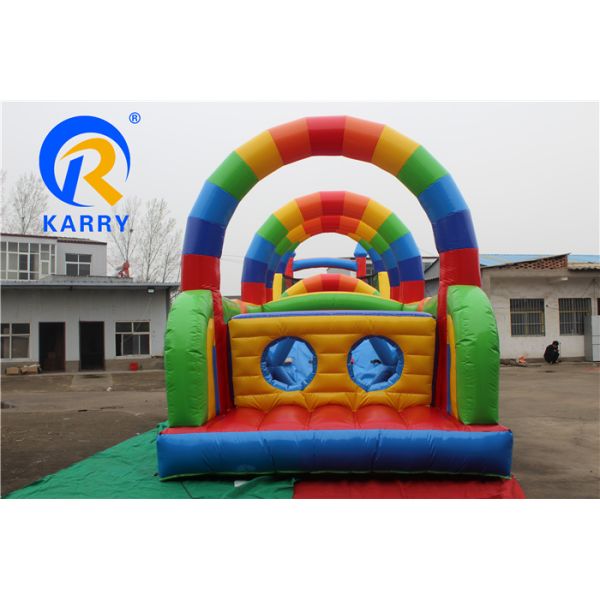 Customized Inflatable Comb Obstacle Course for Large Group Team Building Activities