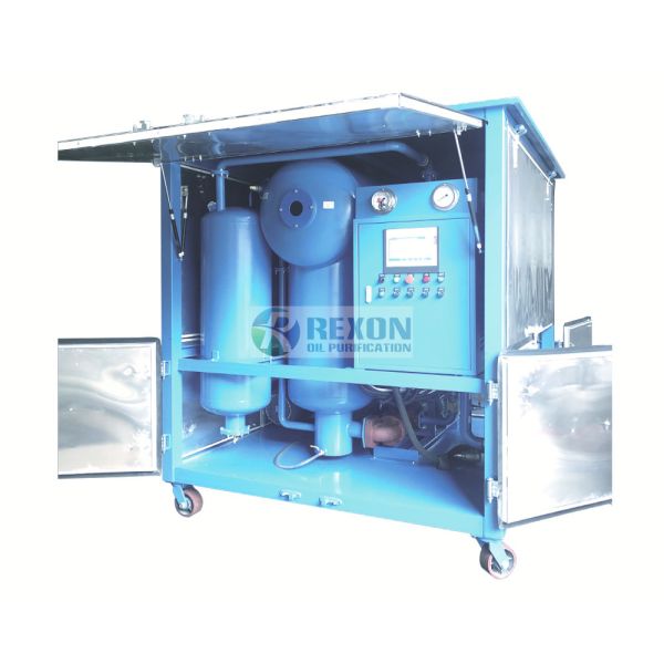 Raining Proof Type High Efficiency Vacuum Electric Insulating Oil Purifier Machine for Power Plant Maintenance