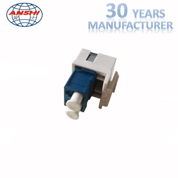 RJ45 Fiber Optic Accessories LC Singlemode Keystone Coupler