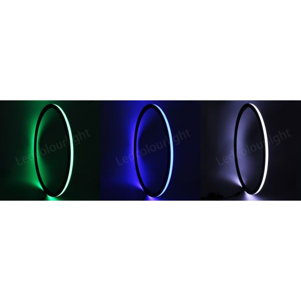 Programmable Side Emitting RGB Circular Light DMX RGBW LED Pixel Ring Light