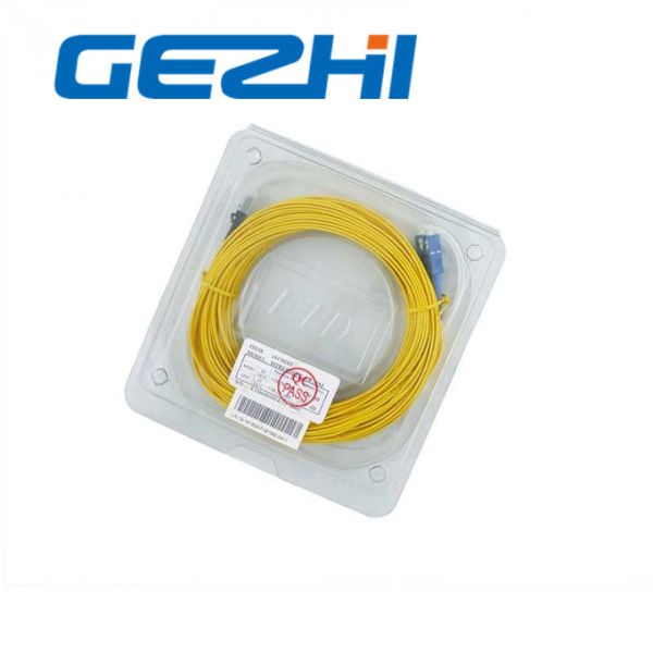 LC / APC Patch Cord MT - RJ to SC Singlmode Duplex Zipcord Without Clip Yellow