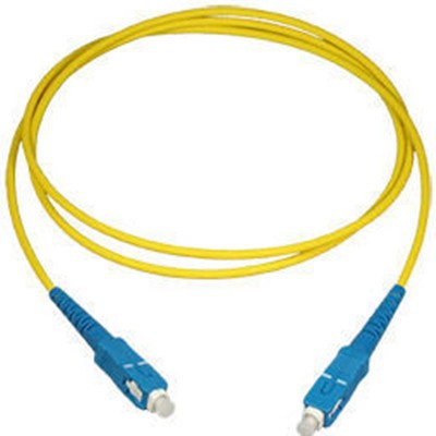 SC / UPC Singlemode Duplex Fiber Optic Patch Cord with G657A Fiber